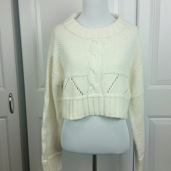 525 America super soft Cropped Sweater. | sz L - Picture 1 of 4